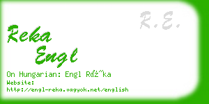 reka engl business card